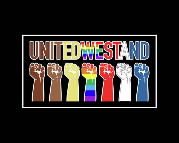 United We Stand Art Print featuring the digital art United We Stand by Artistic Mystic