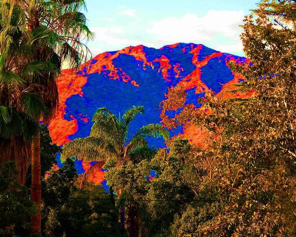 Trees Art Print featuring the photograph Verdugo Volcano by Andrew Lawrence