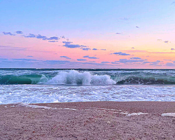Beach Art Print featuring the photograph Wave from Heaven by Lee Darnell