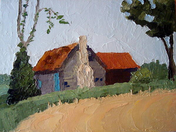 North Carolina Vernacular Art Print featuring the painting North Carolina Vernacular #2 by Susan Woodward