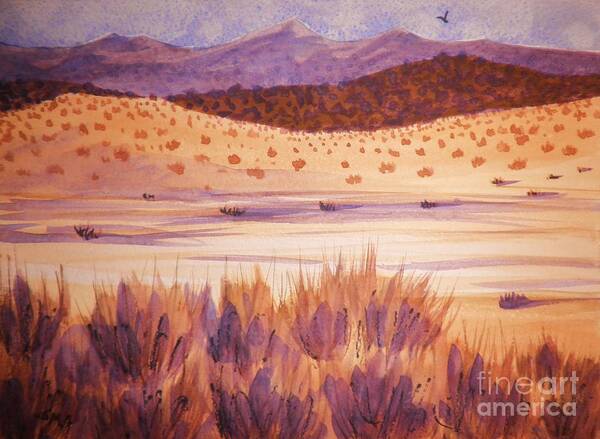 Landscape Art Print featuring the painting Solitude #1 by Suzanne McKay