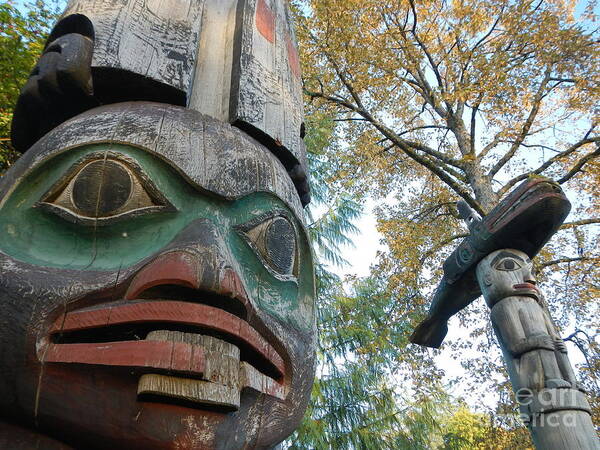 Tlingit Art Print featuring the photograph Tlingit Totem by Laura Wong-Rose