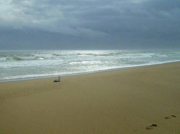 Ocean Art Print featuring the photograph Waiting #1 by Lois Lepisto