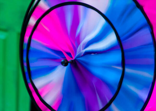 Pinwheel Art Print featuring the photograph Whirligig 3 by David Smith