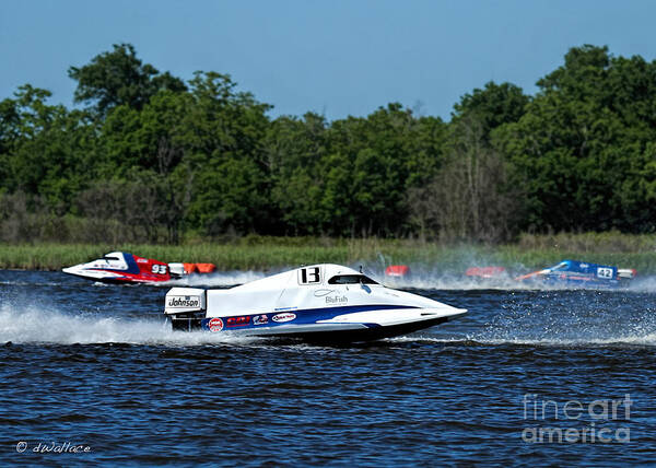 Port Art Print featuring the photograph 13 a Boat Port Neches Riverfest by D Wallace