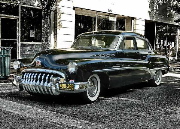 Victor Montgomery Art Print featuring the photograph 1950 Buick by Vic Montgomery