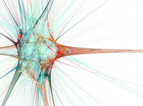 Nerve Cell Art Print featuring the photograph Nerve Cell by Laguna Design