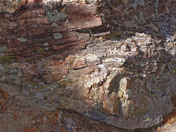 Rock Art Print featuring the photograph Subduction #2 by Thomas Samida