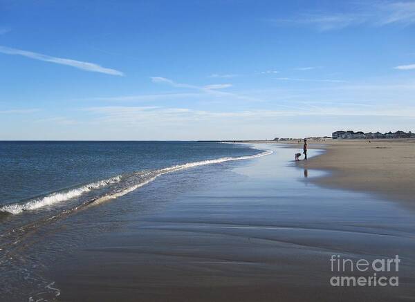 Beach Art Print featuring the photograph Tranquility #2 by Barbara Bardzik