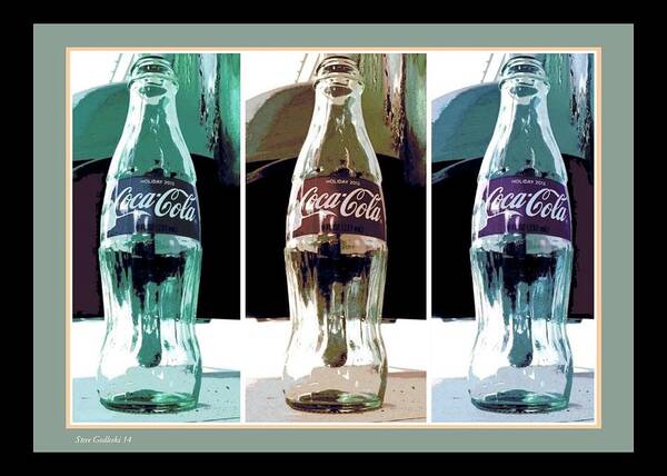 Holiday Coca-cola Bottles Art Print featuring the photograph 2012 by Steve Godleski