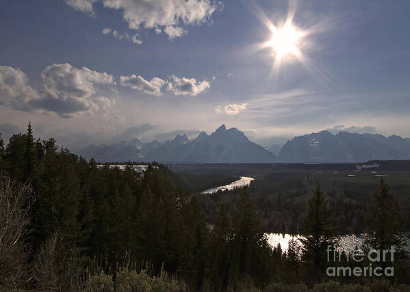 Snake River Overlook Art Print featuring the photograph Snake River Overlook #3 by Clare VanderVeen