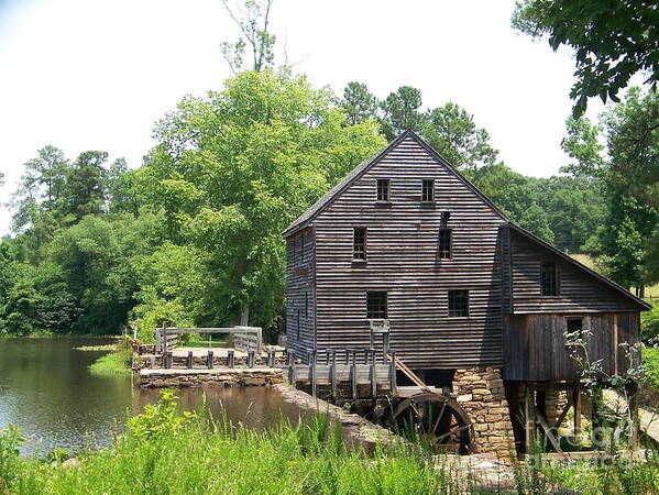 Yates Art Print featuring the photograph Yates Mill by Kevin Croitz