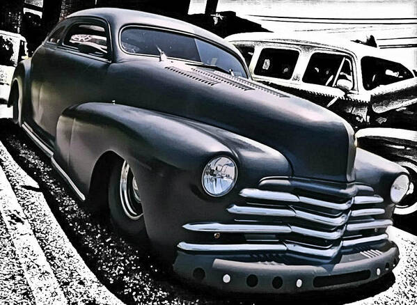 Victor Montgomery Art Print featuring the photograph '47 Chevy Lowrider #47 by Vic Montgomery