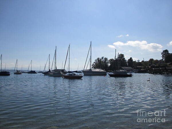 Starnberger See Art Print featuring the photograph Lake Starnberg #6 by Chani Demuijlder