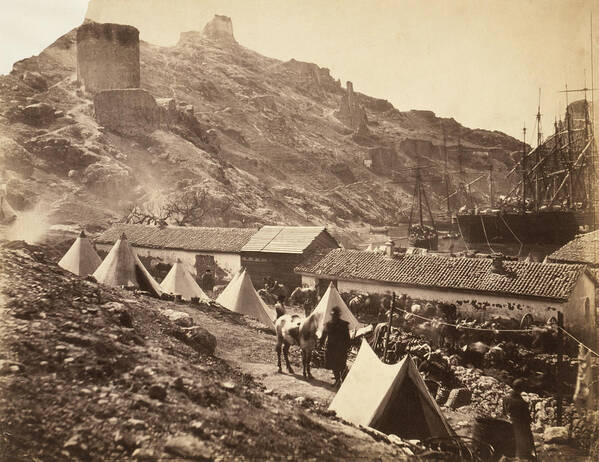 1855 Art Print featuring the photograph Crimean War Balaklava #7 by Granger