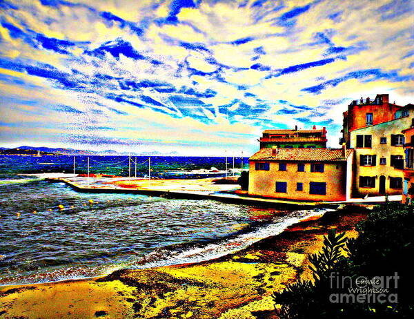 Mediterranean Art Print featuring the photograph A Spectacular Sky by Lainie Wrightson