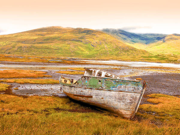 Boats Art Print featuring the photograph Abandoned by Mark Egerton
