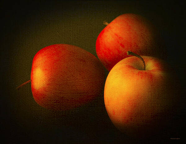 Kitchen Art Print featuring the photograph Ambrosia Apples by Theresa Tahara
