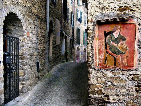 Apricale Art Print featuring the photograph Apricale.Italy by Jennie Breeze