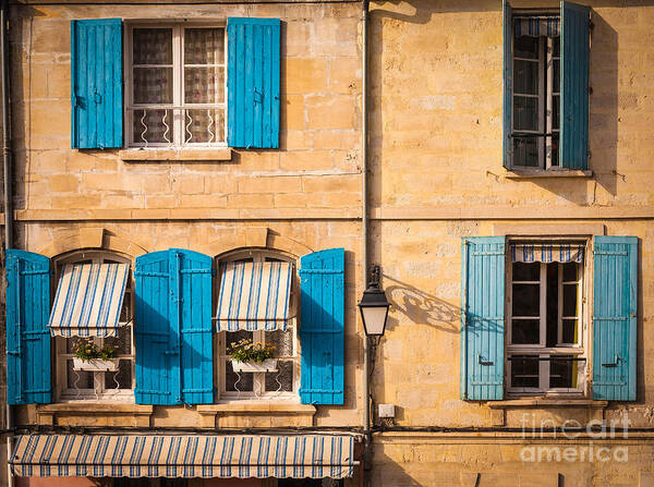 Arles Art Print featuring the photograph Arles Windows by Inge Johnsson