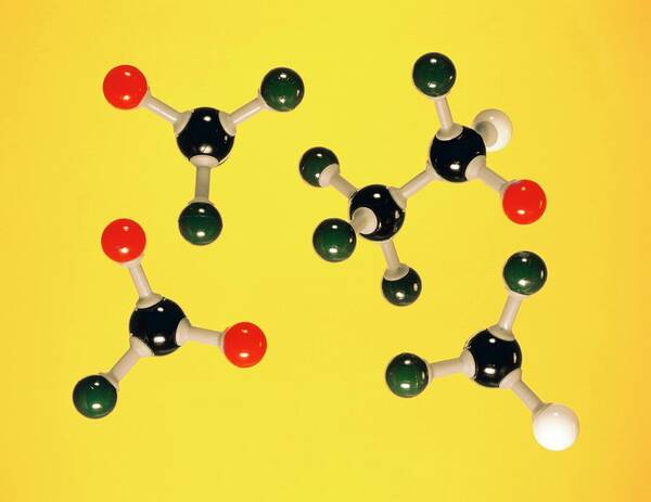 Cfc Art Print featuring the photograph Assorted Chlorofluoro- Carbon Molecules by Adam Hart-davis/science Photo Library