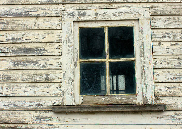 Architechture Art Print featuring the photograph Barn Window Detail by Gerry Bates