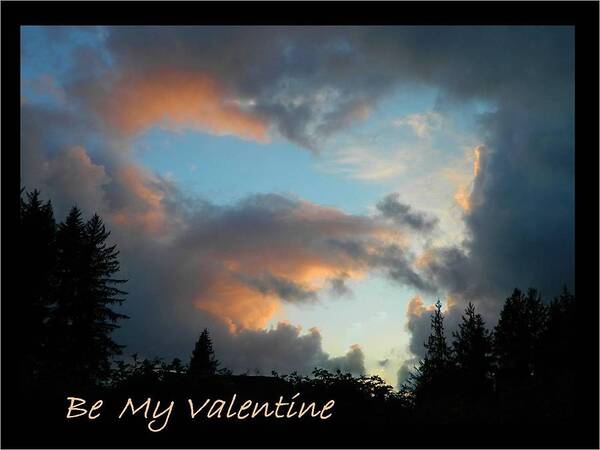 Valentines Day Art Print featuring the photograph Be My Valentine by Gallery Of Hope 