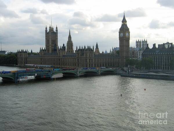 Houses Of Parliament Art Print featuring the photograph Beauty In Silhouette by Denise Railey