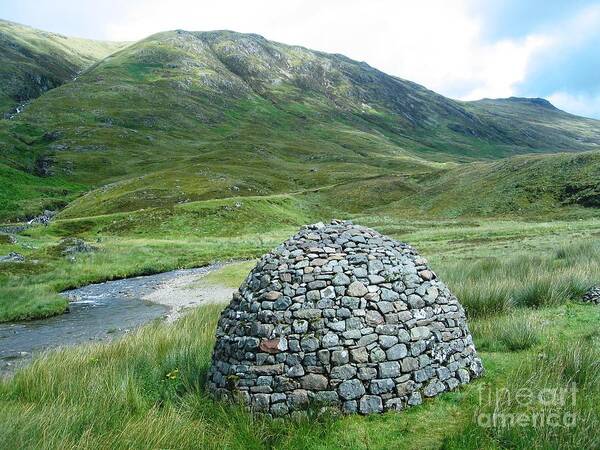 Scottish Highlands Art Print featuring the photograph Beehive Cairn by Denise Railey
