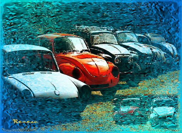 Vws Art Print featuring the photograph Beetles Galore by A L Sadie Reneau