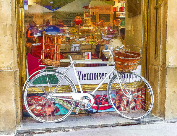 Bicycle Art Art Print featuring the photograph Bicycle bike by Justyna Jaszke JBJart