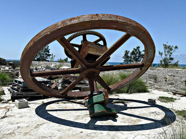 Cog Art Print featuring the photograph Big Wheel by Richard Reeve