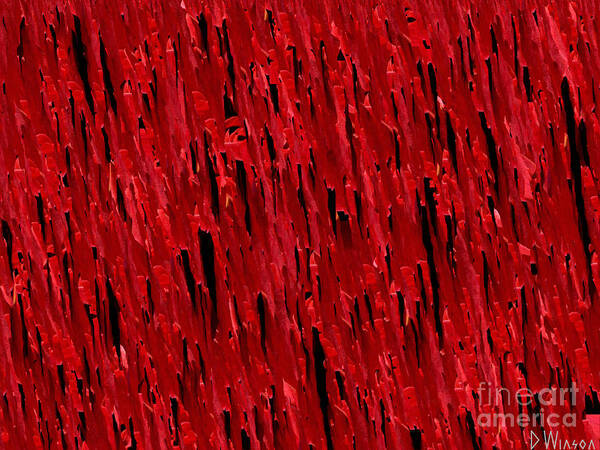 Texture Art Print featuring the painting Blood Revenge-natural-Imaginary Texture by David Winson