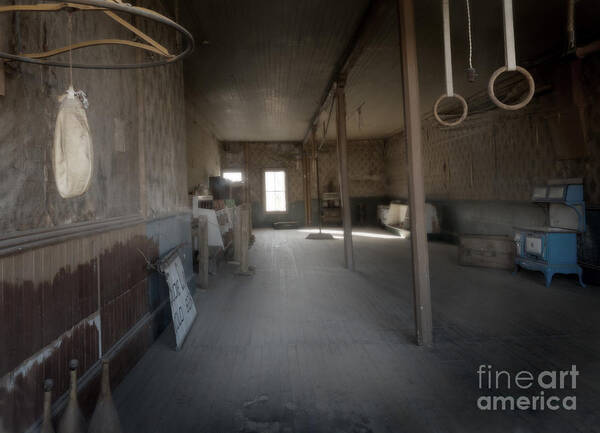 Kevin Felts Art Print featuring the photograph Bodie Gym by Kevin Felts