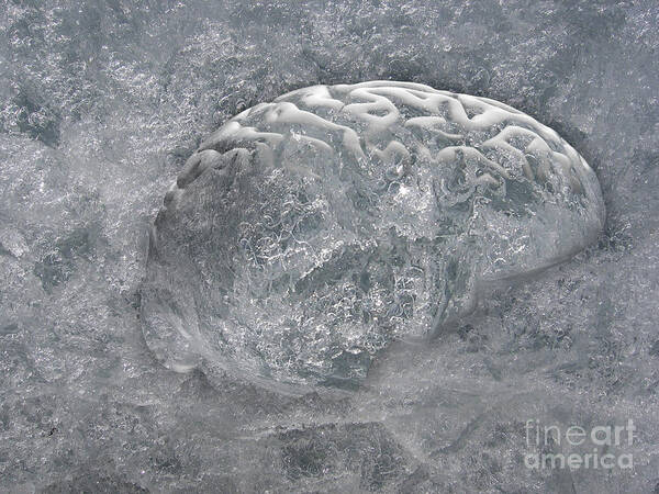 Brain Art Print featuring the photograph Brain Freeze by Mike Agliolo