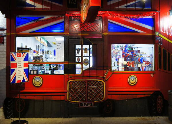 Store Art Print featuring the photograph British Storefront by Laurie Perry
