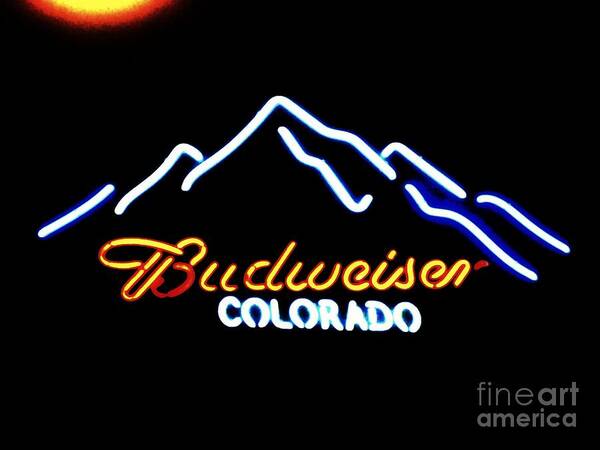  Art Print featuring the photograph Budweiser in Colorado by Kelly Awad