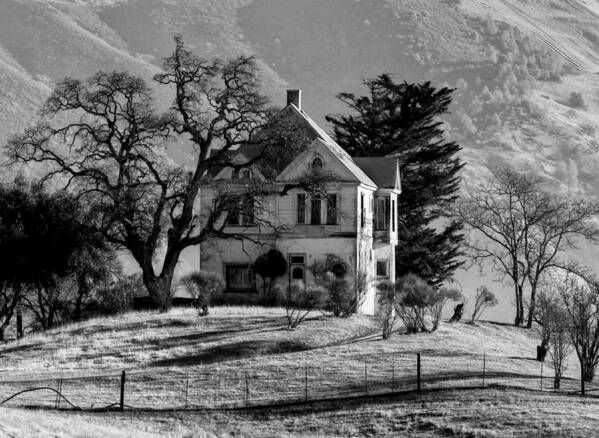 House Art Print featuring the photograph California Gothic by Kandy Hurley