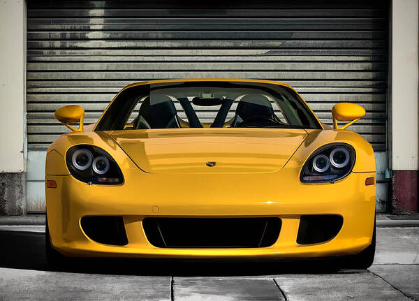 Porsche Art Print featuring the digital art Porsche, Carrera GT by Douglas Pittman