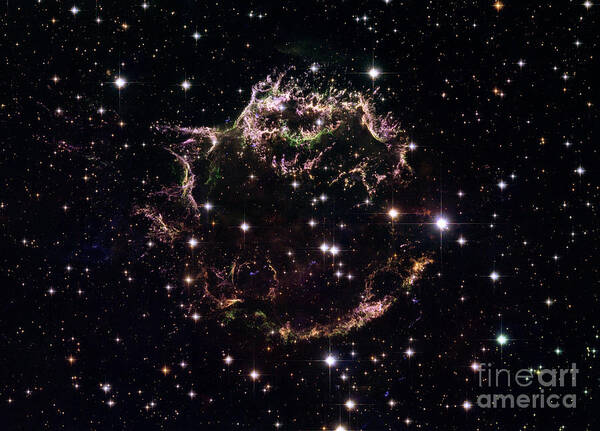 Cassiopeia A Art Print featuring the photograph Cassiopeia A by Science Source