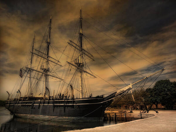 Ship Art Print featuring the photograph Charles W. Morgan by Robin-Lee Vieira