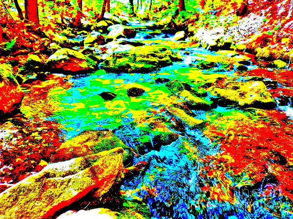 Landscape Art Print featuring the photograph Childs Brook Ultra 205 by George Ramos