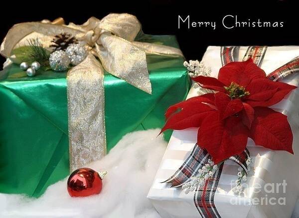 Christmas Art Print featuring the photograph Christmas Presents by Living Color Photography Lorraine Lynch