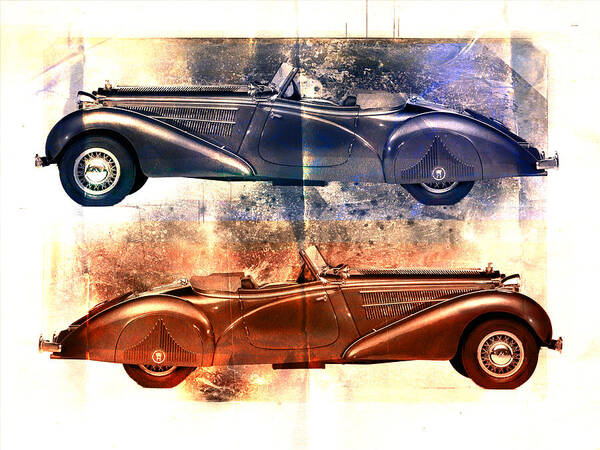 Car Art Print featuring the photograph Classic Tourer by David Ridley