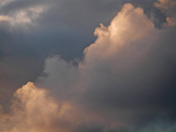 Sky Clouds Art Print featuring the photograph Cloud Study 2 by Laurie Stewart