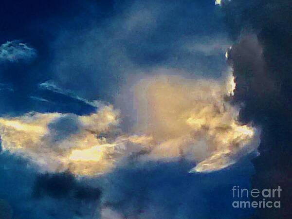 Sky Art Print featuring the photograph Clouds by Tamara Michael