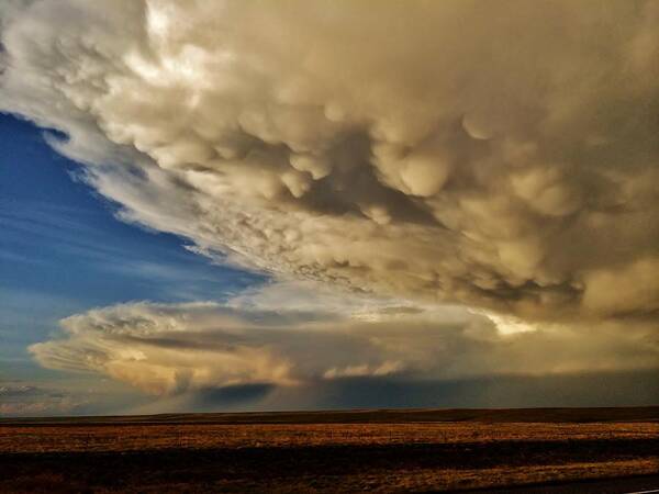 Cloud Art Print featuring the photograph Colorado Supercells by Ed Sweeney