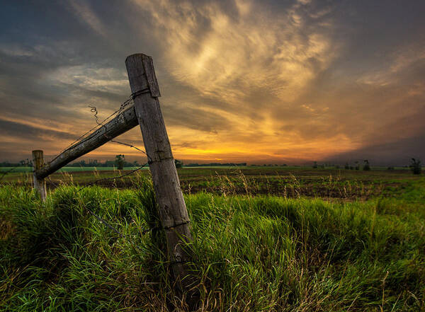 Marshall Art Print featuring the photograph Country Sunrise by Aaron J Groen