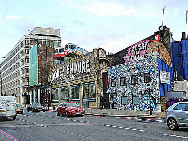 Artwork Art Print featuring the photograph Crazy London by Gordon James