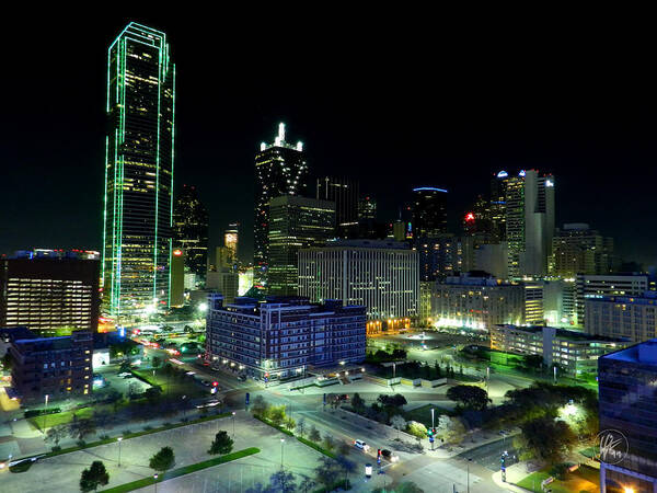 City Art Print featuring the photograph Dallas HDR 007 by Lance Vaughn